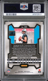 2023 Panini Prizm Lazer Prizm Bryce Young 10 PSA #311