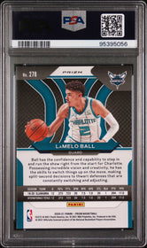 2020 Panini Prizm Red/White/Blue Prizm Lamelo Ball 9 PSA #278