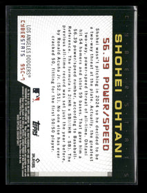 2025 Topps Archives 1995 Topps Cyberstats Shohei Ohtani #95C-7