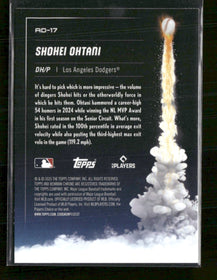 2025 Bowman Chrome Adios Shohei Ohtani #AD-17