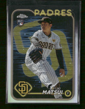 2024 Topps Chrome Lightboard Logo Refractors Yuki Matsui Rookie #116