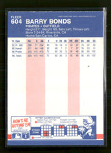 1987 Fleer Barry Bonds Rookie #604
