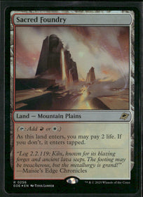 Edge of Eternities Sacred Foundry Foil #256