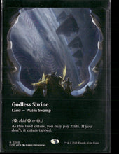 Edge of Eternities Godless Shrine (Borderless) (Galaxy Foil) #375