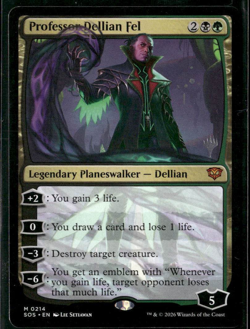 Promo Pack: Secrets of Strixhaven Professor Dellian Fel #214