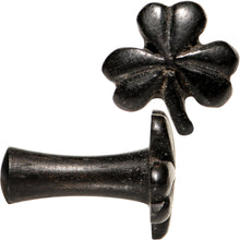 8G Dark Organic Arang Wood Shamrock Saddle Plug Set