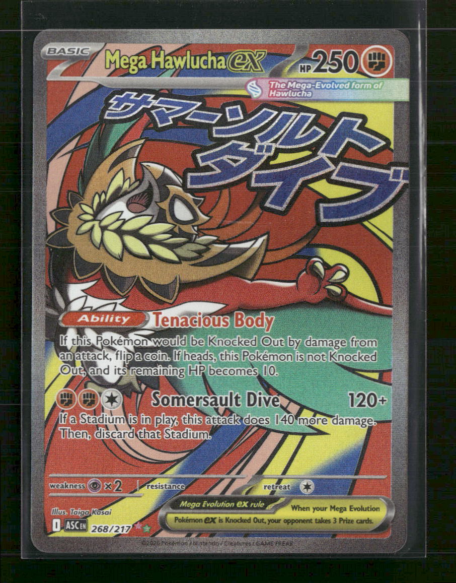 ME: Ascended Heroes Mega Hawlucha ex #268/217