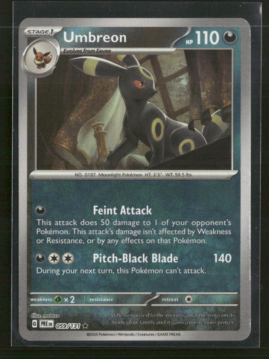 SV: Prismatic Evolutions Umbreon (Master Ball Pattern) #059/131