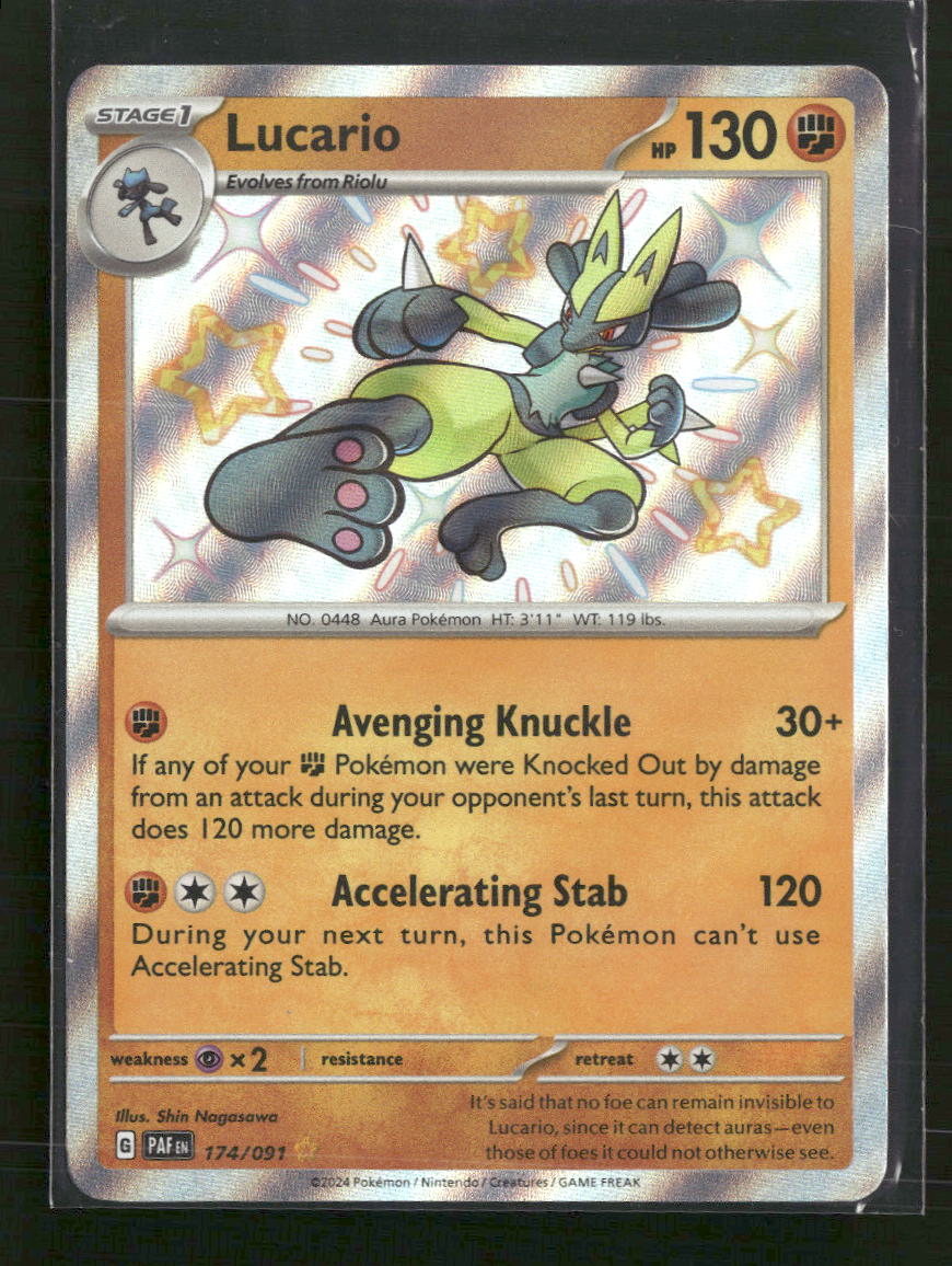 SV: Paldean Fates Lucario #174/091
