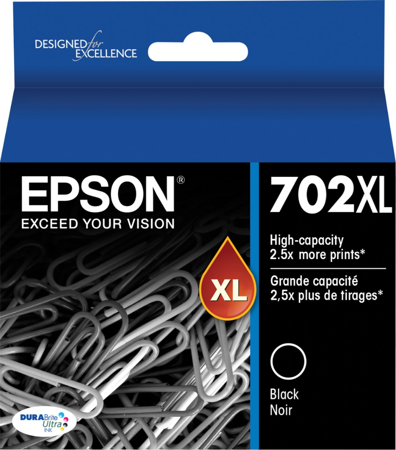 New, Pre-Owned - Epson T702XL Black High Yield ( T702XL120-S) Ink Cartridge
