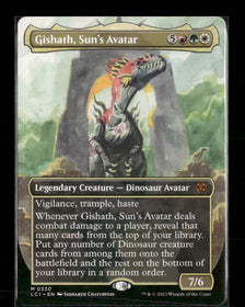 The Lost Caverns of Ixalan Gishath, Sun's Avatar (Borderless) #330