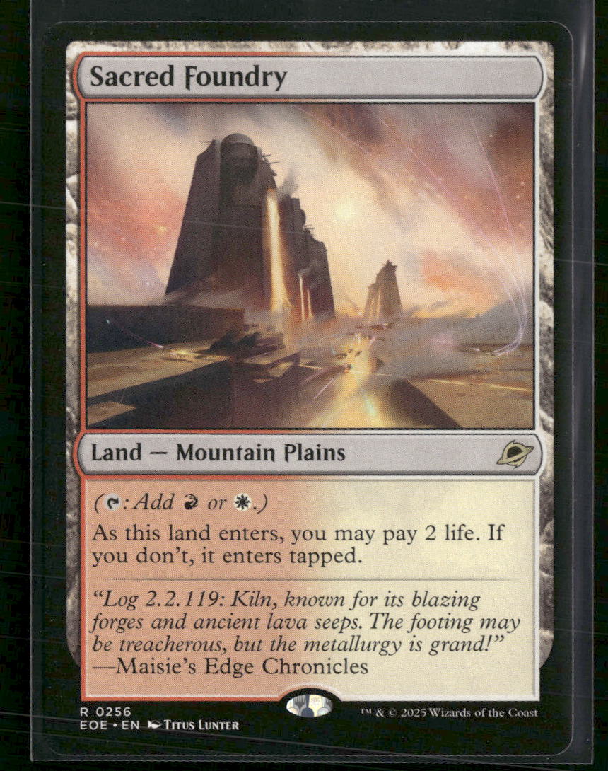Edge of Eternities Sacred Foundry #256