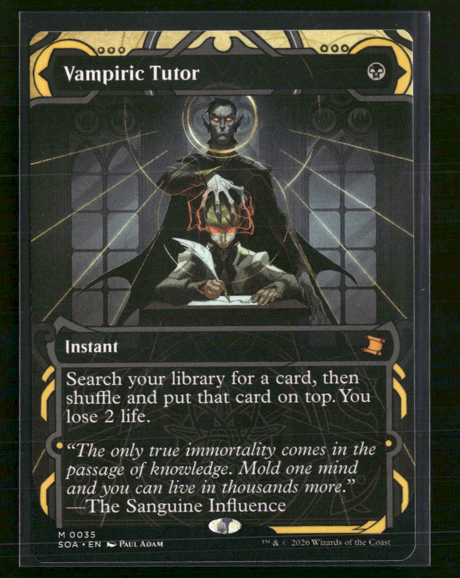 Secrets of Strixhaven: Mystical Archive Vampiric Tutor #35