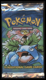1999 Pokémon Base Set Booster Packs - Set of 3 - Full Art Set