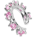 Pink Cubic Zirconia All that Sparkles Ear Cuff