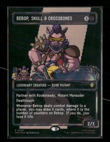 Commander: TMNT Bebop, Skull & Crossbones (Borderless) (Surge Foil) #87
