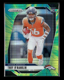 2024 Panini Prizm Hyper Troy Franklin Rookie #/180 #393