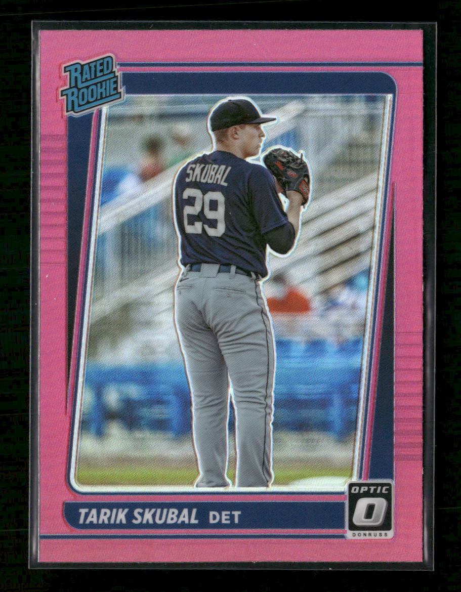 2021 Donruss Optic Pink Tarik Skubal Rookie #79