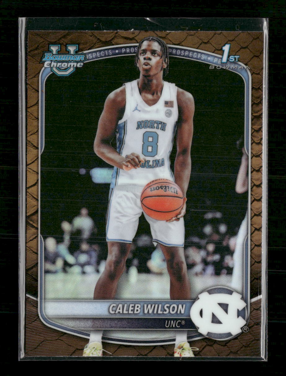2025-26 Bowman Chrome Prospects Reptilian Refractor Caleb Wilson #BCP-83