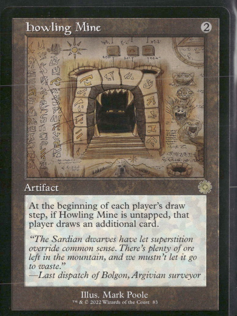 The Brothers' War: Retro Frame Artifacts Howling Mine (Schematic) #83