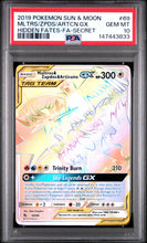 2019 Pokemon Sun & Moon Hidden Fates-Fa-Secret Mltrs/Zpds/Artcn.Gx 10 PSA #69