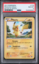 2011 Pokemon Black & White Black & White Pikachu-Holo 8 PSA #115