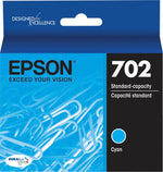 New, Pre-Owned - Epson T702 Cyan Standard Yield (T702220-S) Ink Cartridge