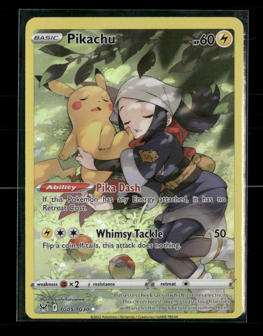 SWSH11: Lost Origin Trainer Gallery Pikachu #TG05/TG30