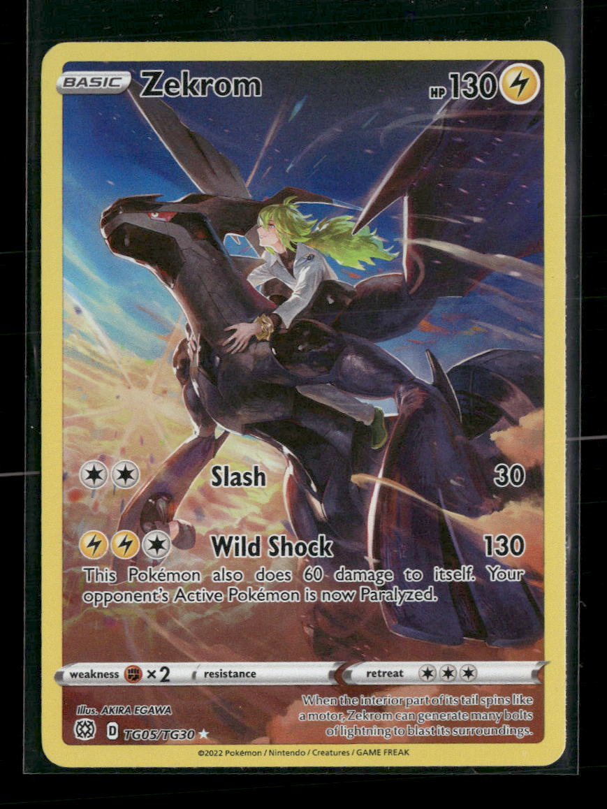SWSH09: Brilliant Stars Trainer Gallery Zekrom #TG05/TG30