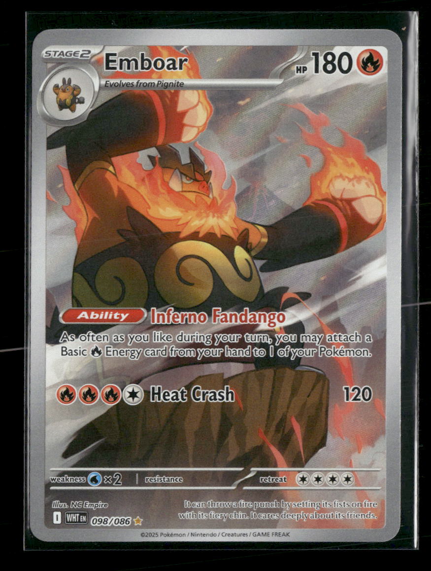 SV: White Flare Emboar #098/086