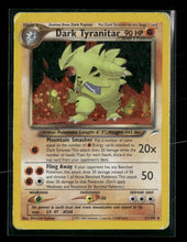 Neo Destiny Dark Tyranitar #011/105 Damaged