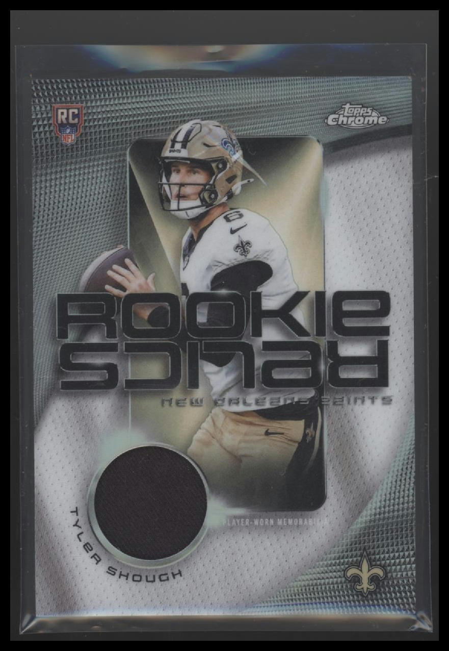 2025 Topps Chrome Rookie Relics Tyler Shough #RR-TS