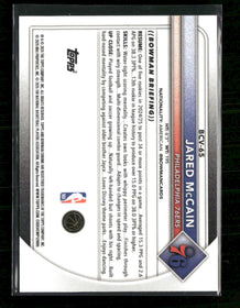 2025-26 Bowman Chrome Gold Mojo Refractor Jared McCain #/50 #BCV-65