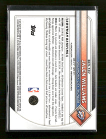 2025-26 Bowman Chrome Black Mojo #/10 Jalen Williams #BCV-107