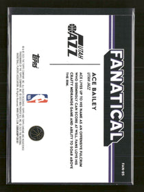 2025-26 Topps Chrome Fanatical Ace Bailey #FAN-25