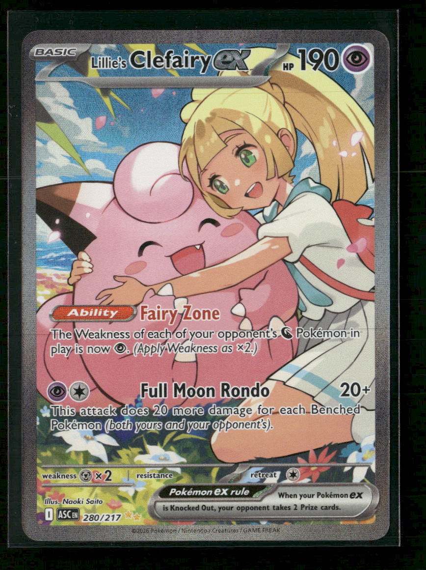 ME: Ascended Heroes Lillie's Clefairy ex #280/217
