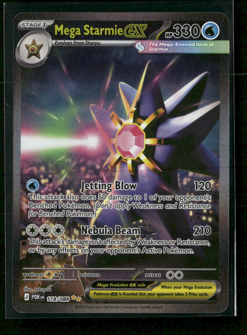 ME03: Perfect Order Mega Starmie ex #118/088