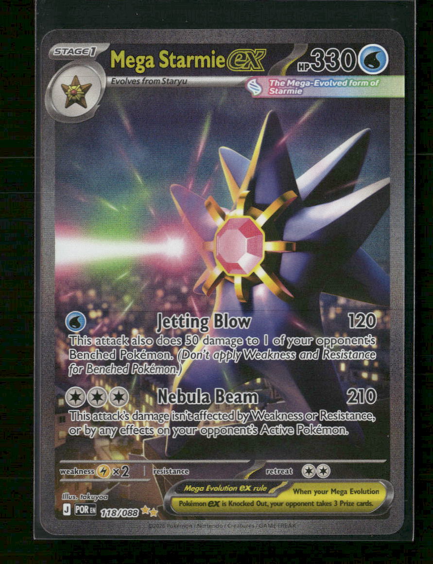 ME03: Perfect Order Mega Starmie ex #118/088