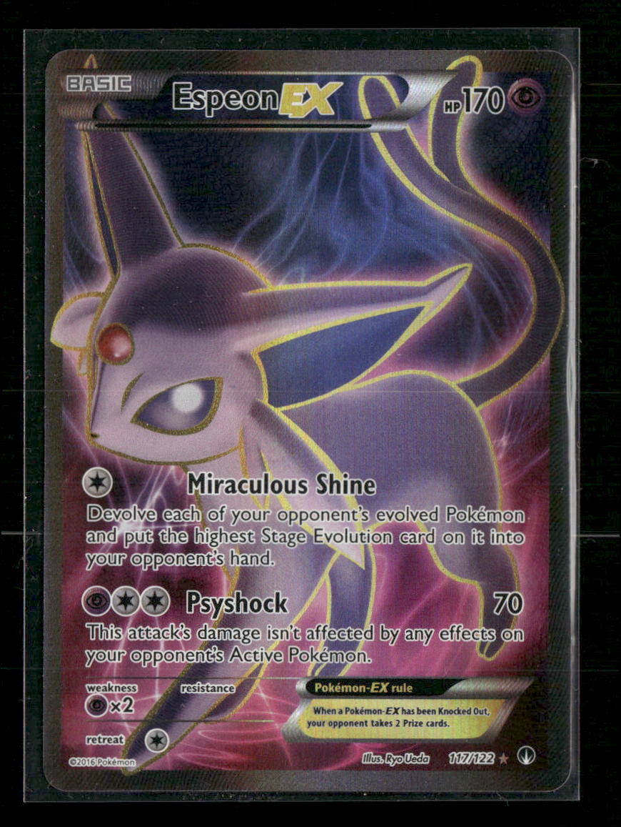 XY - BREAKpoint Espeon EX (Full Art) #117/122