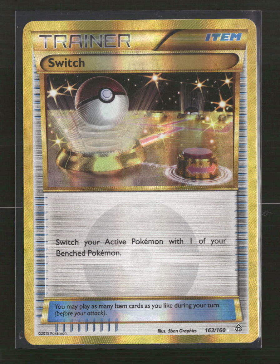 XY - Primal Clash Switch (163 Secret Rare) #163/160