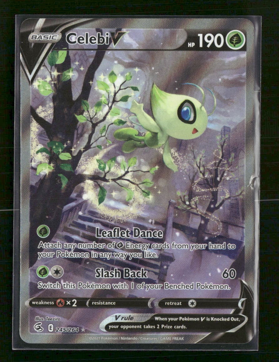 SWSH08: Fusion Strike Celebi V (Alternate Full Art) #245/264