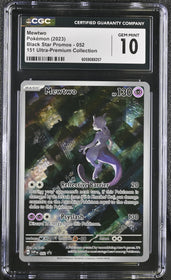 2023 Black Star Promos Mewtwo 10 CGC #052