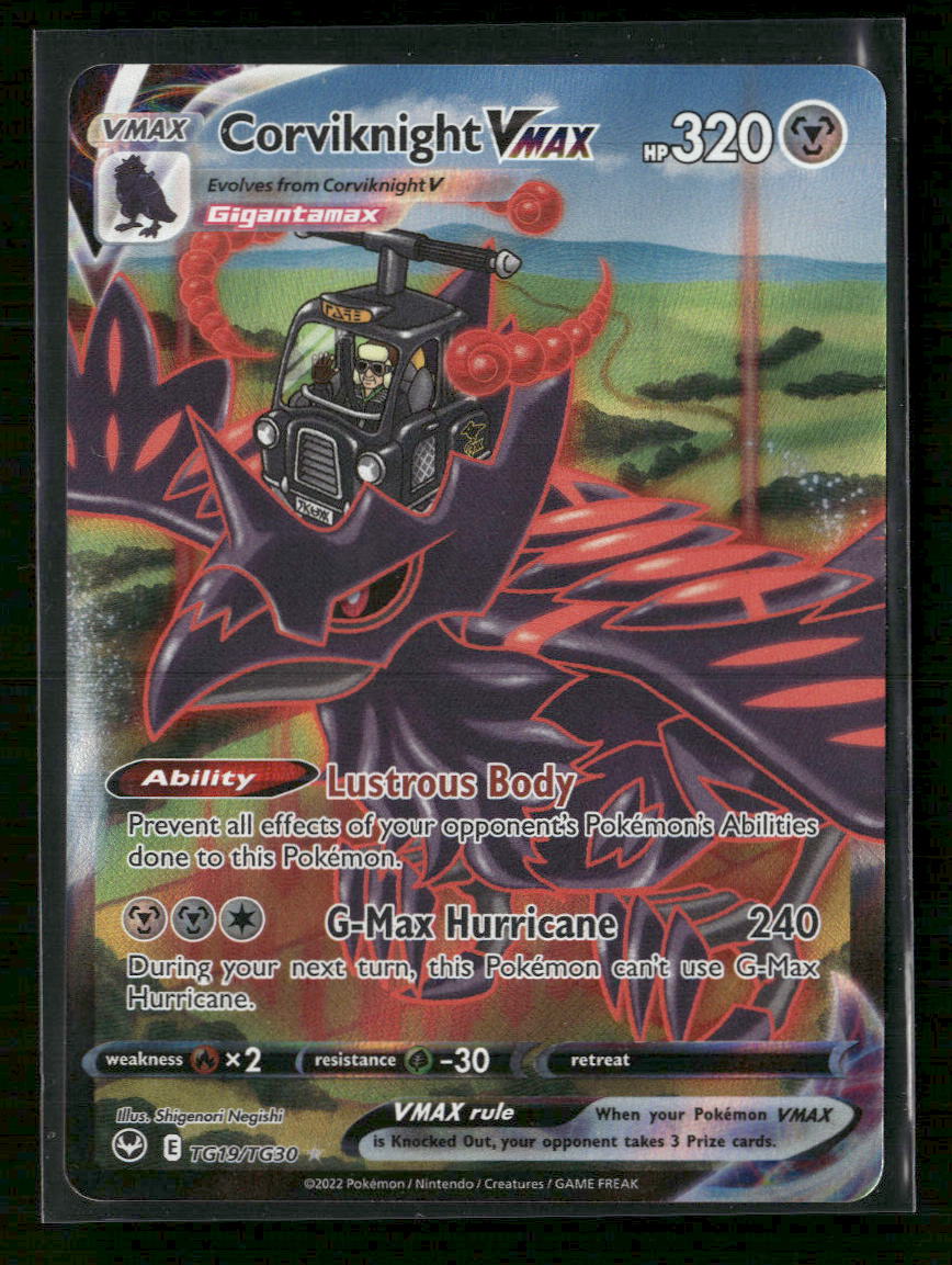 SWSH12: Silver Tempest Trainer Gallery Corviknight VMAX #TG19/TG30