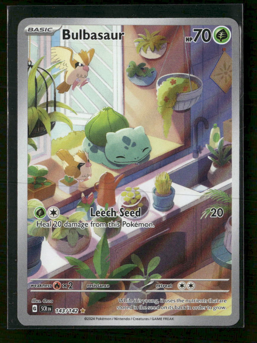 SV07: Stellar Crown Bulbasaur #143/142