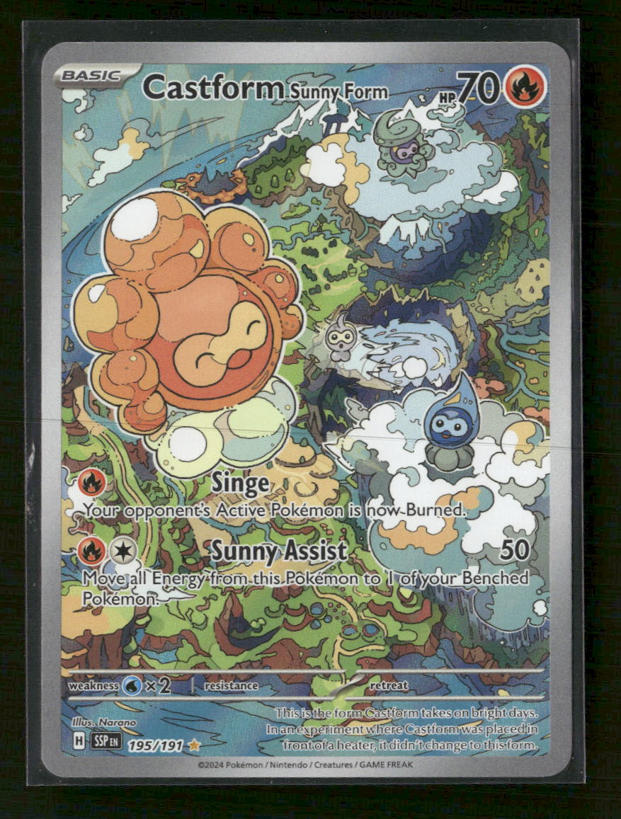 SV08: Surging Sparks Castform Sunny Form #195/191