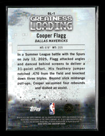 2025-26 Bowman Greatness Loading Cooper Flagg #GL-1