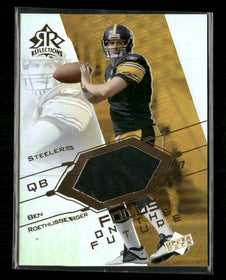 2004 Upper Deck Reflections Focus on the Future Jerseys Gold Ben Roethlisberger