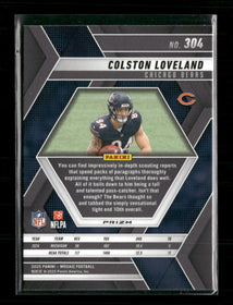 2025 Panini Mosaic Blue Scope Colston Loveland Rookie #304