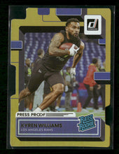 2022 Donruss Gold Die Cut Press Proof Kyren Williams Rookie #/25 #347