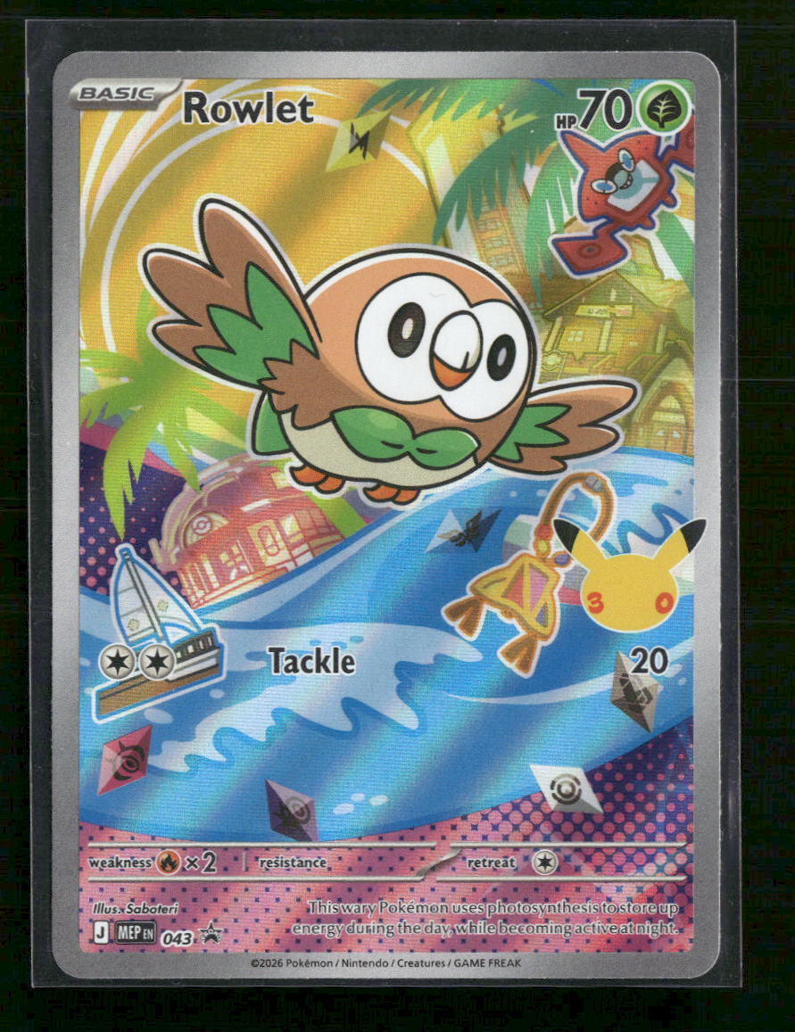 ME: Mega Evolution Promo Rowlet #043